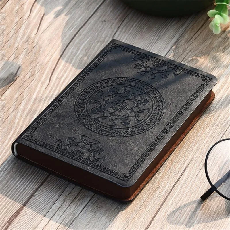 1PC New Portable Vintage Pattern Leather Notebook Diary Notepad Stationery Gift