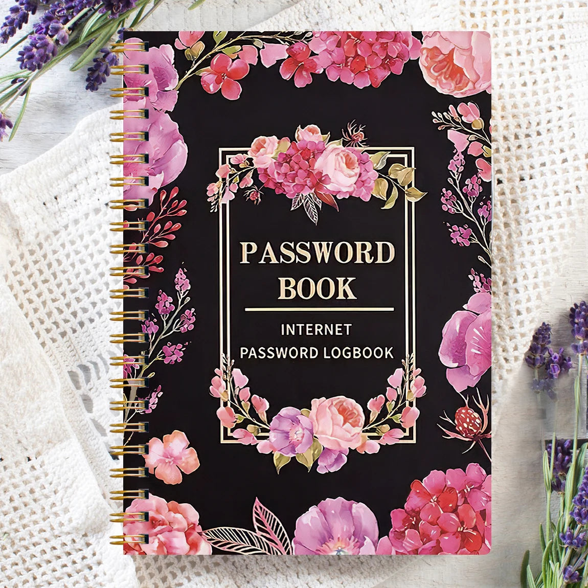 A5 Password Book,Internet Account and Website Login Organizer,Notes Section, Perfect Password Journal for Managing Cybersecurity